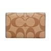 New COACH Key Case Artificial Leather Key Pouch Unisex Brown Monogram 78675-QBTN2