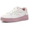Anta Street Lite Abrasion Resistant Breathable Low Top Skateboard Shoes Women's White Pink Sneakers 122438052-5