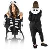 Salopetă Caldă pentru Bărbați Pijamale Kigurumi Salopetă Raccoon Întreg cu Fermoar Costum Salopetă Raccoon Gri -