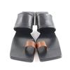 Excellent JIL SANDER Sandals Bicolor Leather Black Leather Women 35 J15WP0112 Used