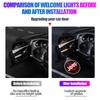 Cup Holders 2Pcs JEEP HD Car Door Welcome Light Led Projector Lamp For Jeep Renegade Compass Grand Cherokee Wrangler Jk Gladiato