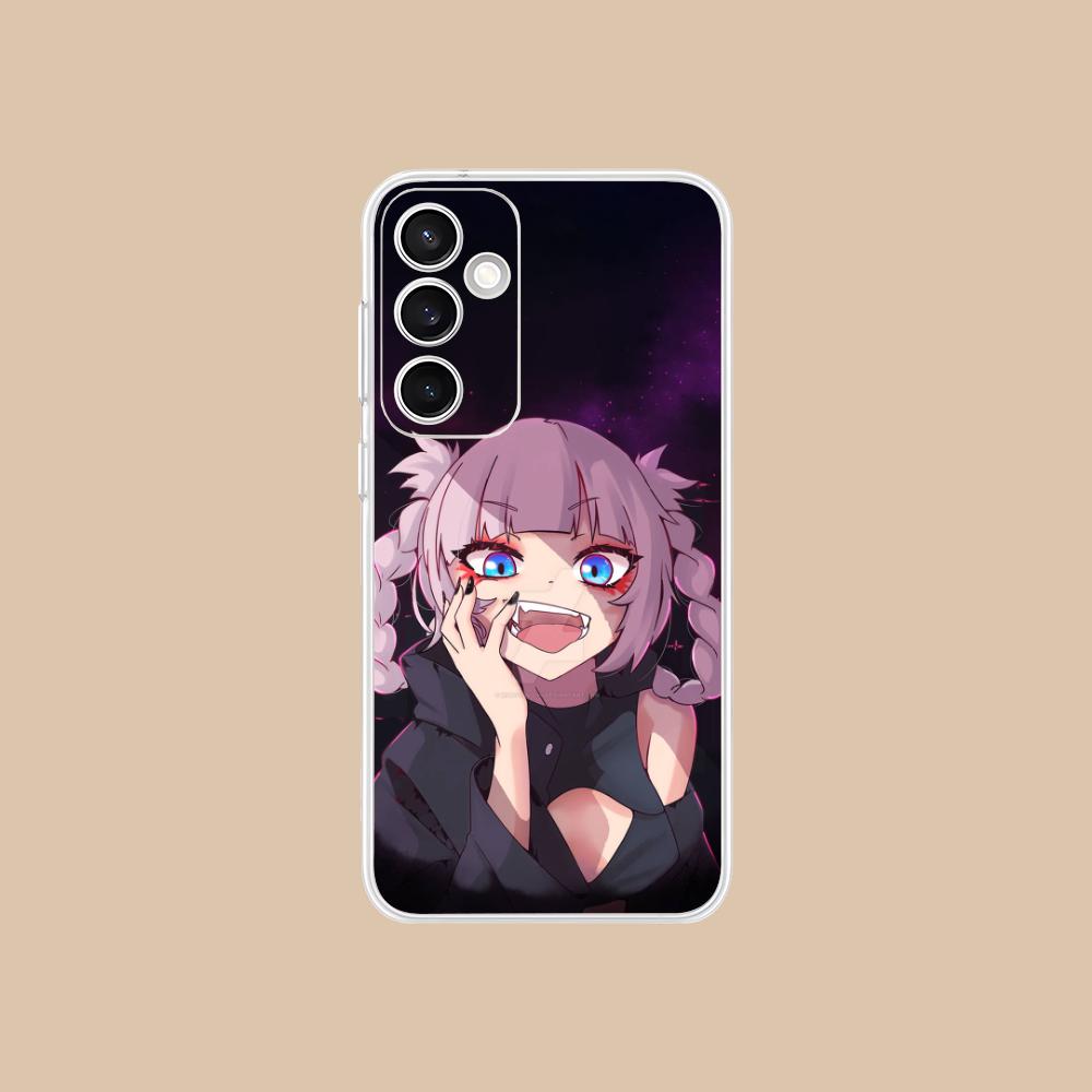 Call Night Nazuna Clear Mobile Phone Case for Samsung Galaxy S25 S24 S23 S22 S21Plus FE Ultra Colorful Cover