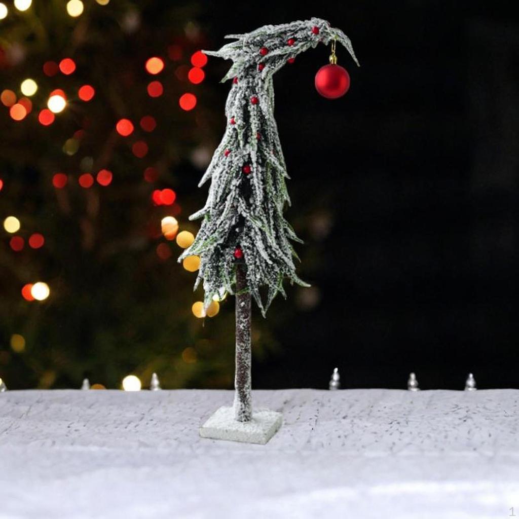 Künstlicher skurriler Weihnachtsbaum Weihnachtsdeko Festivalgeschenk Mini Klein für