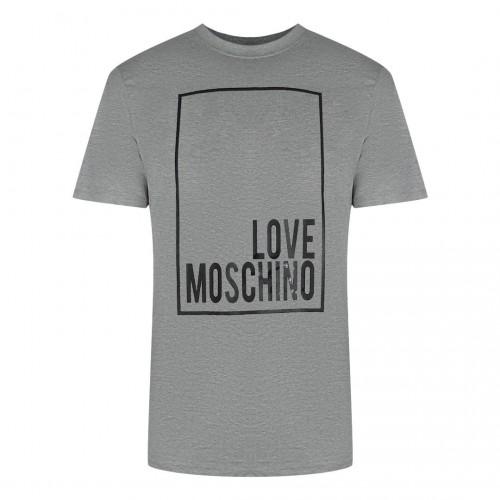 Love Moschino Mens Box Logo T-Shirt
