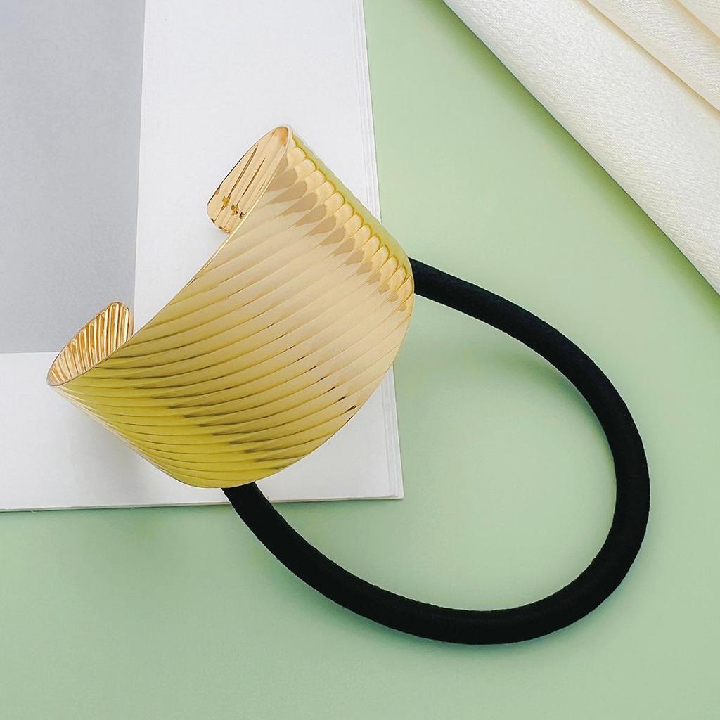 Metallic Braided Hair Ties: Fashionable Ponytail Bands