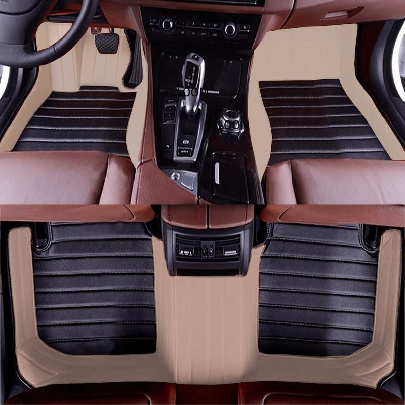 Customized Car Floor Mats For Ford Ranger 2011-2023 Years Auto Waterproof Carpets Foot Coche Accessorie Floor Liners