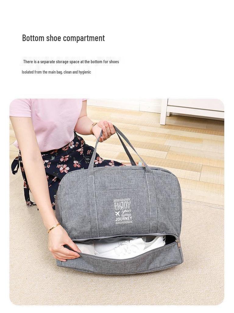 Trolley Sleeve Travel Bag: Portable, Waterproof, Unisex, Wet/Dry Separation, Fitness Equipment Wash Bag