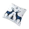 Chrismas Snowflake Letter Print Pillow Case Cushion Cover Polyester Graphic Pillow Cover Pillowcases Office Car Home Decorative