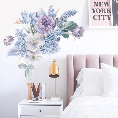 Wall Sticker Home Wall Decoration Living Room Bedroom Decor Water Color Wallpaper Self-adhesive Stickers AVE
