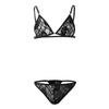Grote Mannen Sissy Bikini Crossdressing Lingerie Set Kant Doorzichtig Bh Top Met Broekje Strings Ondergoed Gay Nachtkleding Mtf Nachtkleding