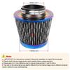 ZS Air Filter Breather Iron Mesh High Flow Air Filter for Car Motorcycle Air