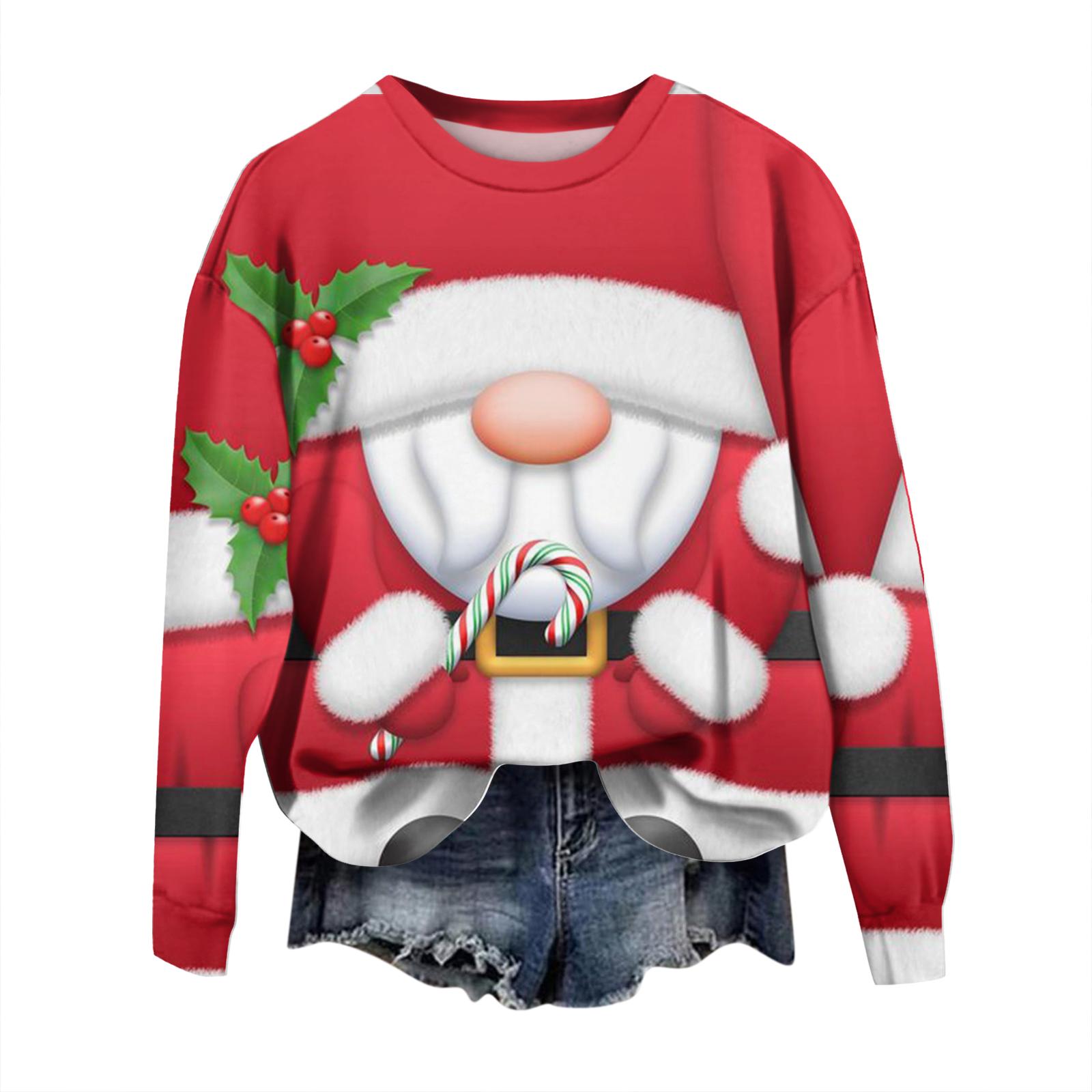 

Женские осенне-зимние топы, женская толстовка с длинными рукавами, повседневные флисовые топы с круглым вырезом, свободный крой, половер M красный