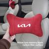 Kia Autositz Kopfstütze Auto Logo Nackenwirbelsäulen Schutz Kissen für KIA EV6 Stinger RIO Sorento Picanto Ceed Borrego Syros K4 K5 K8 vkcy70