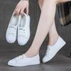 The first layer of cowhide soft-soled little white shoes women's summer new casual shallow mouth single shoes breathable thin sports board shoes