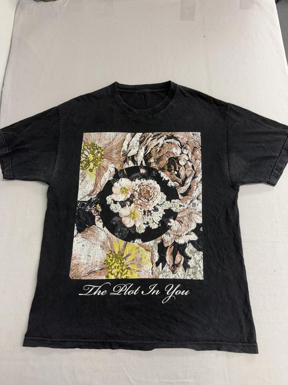 Faded The Plot In You Band T-shirt Rose Pedals Merch Tee - L S