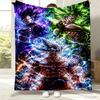 3D D-Dragon Ball Z Super Goku Vegeta Ultra Soft Warm Flannel Blanket For Wall Living Room Decor Bed Picnic Office Birthday Gift