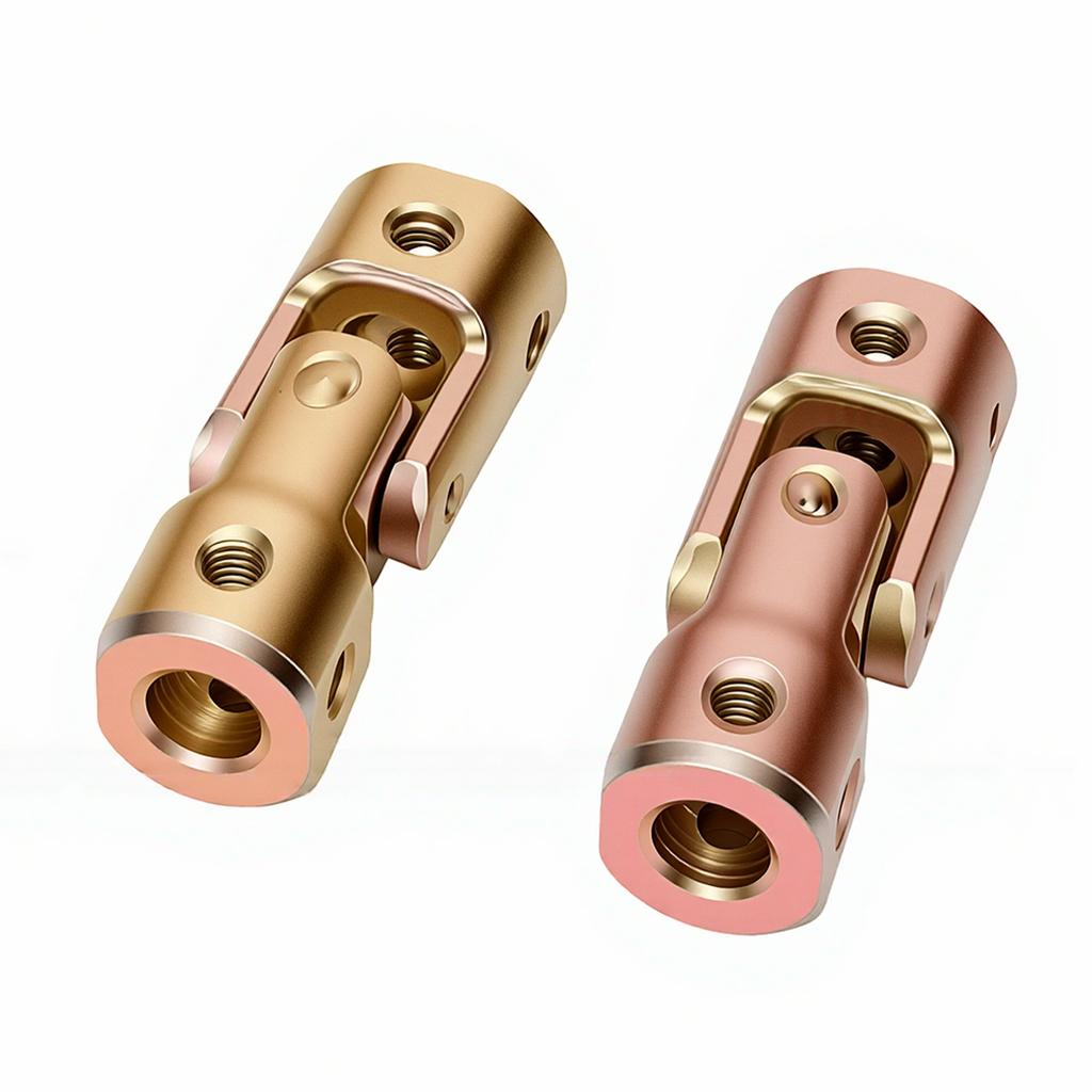 2 Stück Gelenkkupplung Motorverbinder 10mm auf 10mm Drehbar Lenkwellenkupplung für Boot Auto ATV UTV Go-Kart