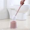 Plastic Handle Toilet Brush Set with Stand Corner Cleaning Brushes Detachable Round Nylon Head WC Bathroom Accessories Classical