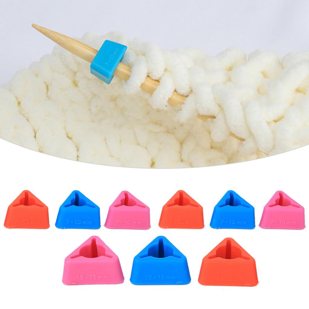Dreieckige Stricknadelspitzen, Silikon-Strickspitzenschutz, Nähzubehör
