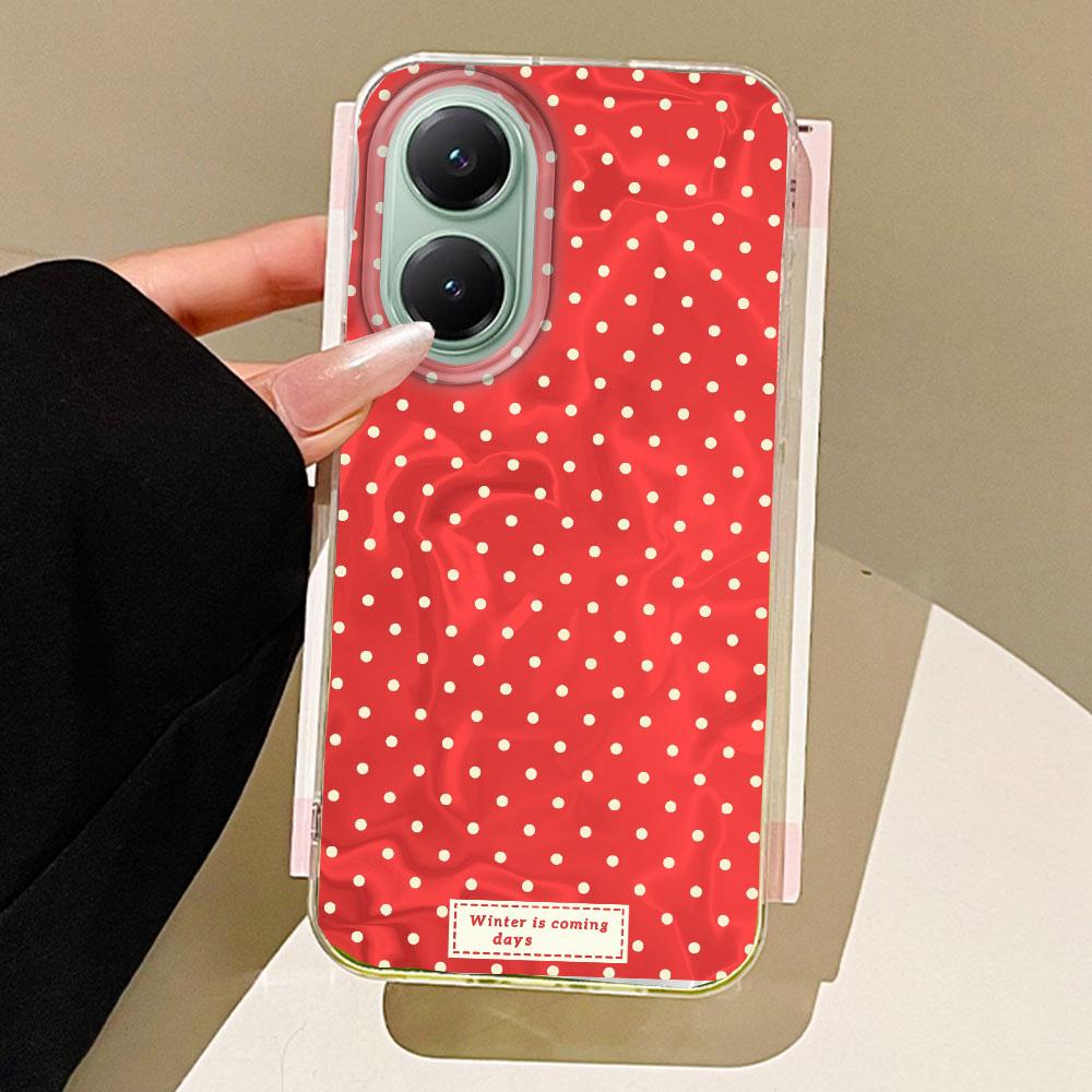 Circular Dots Love Heart Women Girls Water Texture Phone Case for Xiaomi Poco X5 M6 Pro X6 X3 Pro NFC C75 C71 C65 C61 M5S Cover