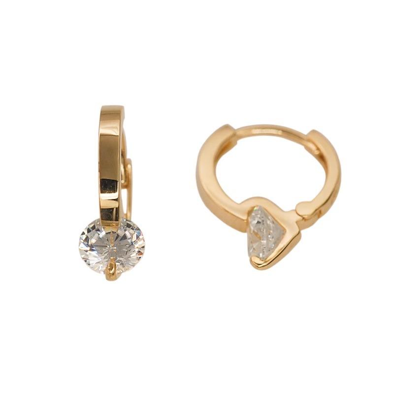 Casual Retro Simplicity Earrings Autumn and Winter Senior Sense of One Hundred Daily Elegant Temperament Earrings Elegant Accessories Classic Jewelry