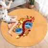 Anime One Piece Round Area Rug Carpet Rug For Living Room Bedroom Sofa Playroom Decor Nonslip Floor Mat