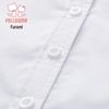 Fulomi Kids' Unisex Long-Sleeve White School Uniform Shirt