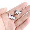 Unisex Origami Airplane Boat Enamel Brooch Pin Jacket Bag Badge Friend Gift