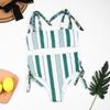 Bikini z wysokim stanem seksowne bikini zestaw w paski strój kąpielowy dla kobiet damski strój kąpielowy bandeau strój kąpielowy kostiumy kąpielowe SexyBiquini