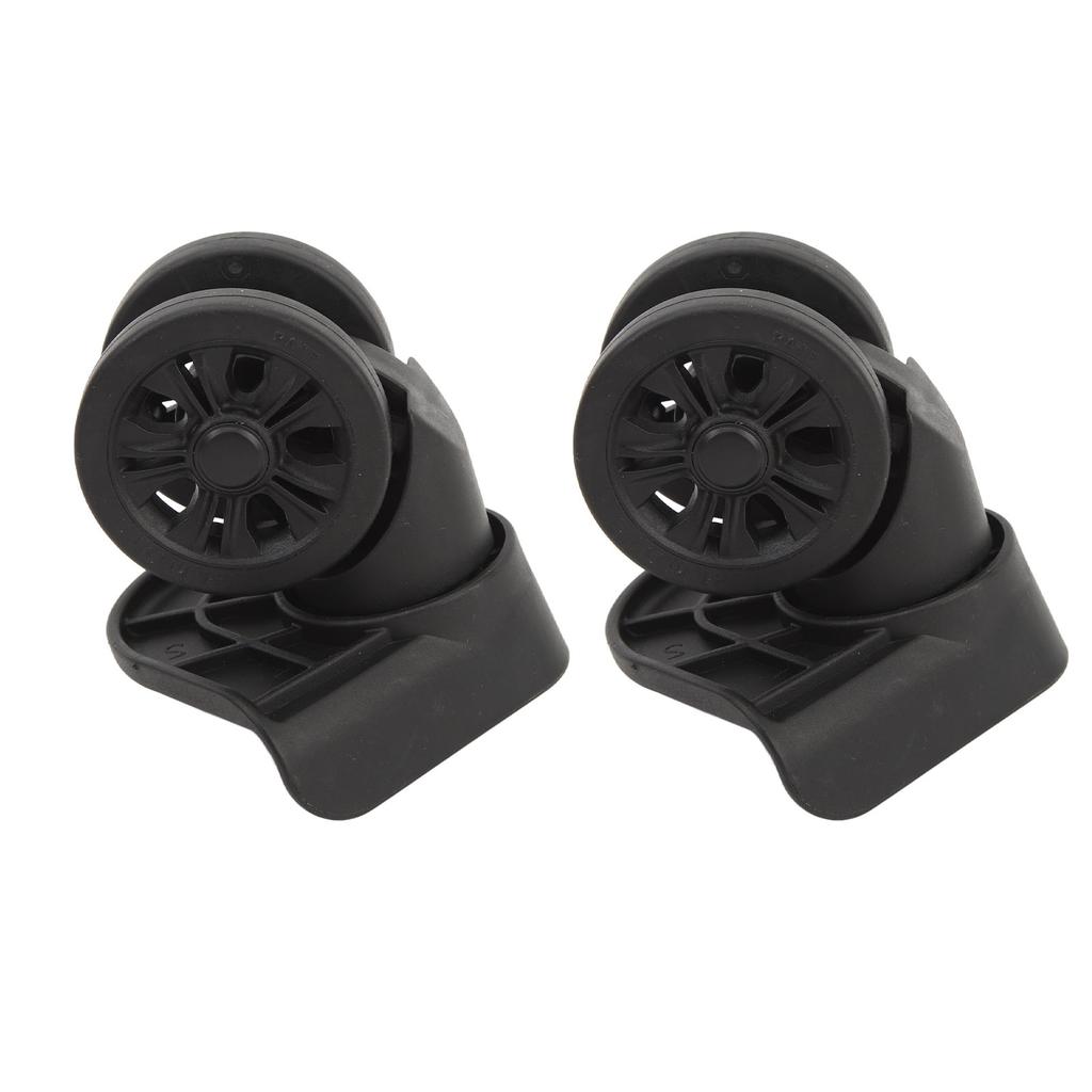 2Pcs Luggage Suitcase Replacement Wheels Universal Mute Luggage Swivel Wheel Casters for Repair Replacement