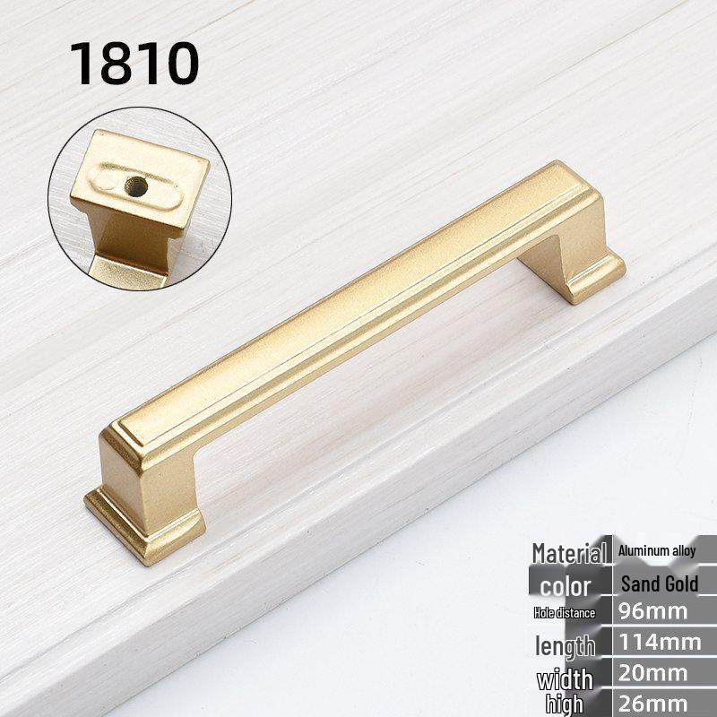 Modern Minimalist Gold Nordic Cabinet & Drawer Handles