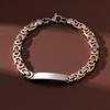 Hot Selling Stainless Steel Curved Bracelet, Hip-hop Fashion Creative Jewelry Gift