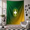 Brazil Football Wall Tapestry Home Decor Wall Hanging Cloth for Bedroom Living Room Background