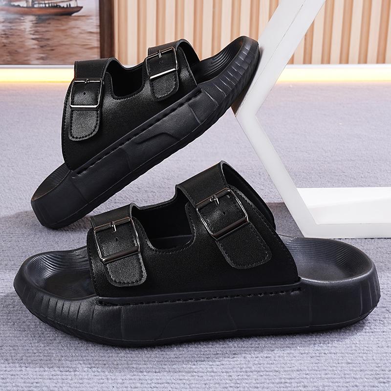 Hot-selling Mens Sports Sandals Open-Toe Outdoor Slippers Non-Slip Half Drag Male Summer Casual Shoes Fashion Beach Shoes Slides