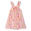 Floral  Ruffle Bow Back Dress MULTI-COL