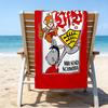 Asciugamano da Spiaggia in Microfibra Celebrativo VfB Stuttgart, Leggero e Asciugatura Rapida, per Viaggi Estivi, Essenziale per la Spiaggia, Piscina All'aperto