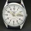 VINTAGE SEIKO 5 AUTOMATIC 6309A REFURBISHED JAPAN MENS WHITE WATCH a441684-1 Sk-a441684