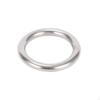 10 Pieces Multi Purpose Welded O Rings Keyring Hardware Stainless Steel for DIY Webbing Craft