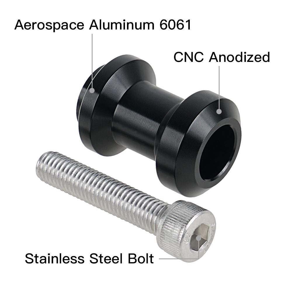 M10x1.25 Swingarm Slider Spool Bolts For KAWASAKI Z750 R/S Z1000 Z1000SX ZX-6R 6RR 9R 10R 12R 14R Ninja 250R 300R 400R 650R 750R