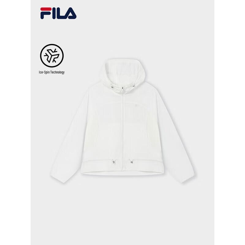 FILA Women's 2025 Summer Hooded Sun Protection Woven Jacket