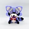 Adorable Indigo Park Plush Purple Raccoon With Soft Short Plush Material
