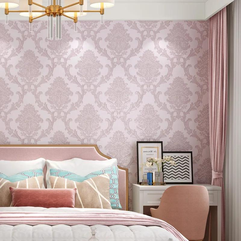 3D Wallpaper Exquisite Embossed Home Decor Bedroom Living Room Deco Modern Wallpaper Self Adhesive Contact Paper Papel Pared