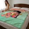 Throw High-Density Short Plush Blanket For Sofa Nap Air-Conditioned Room Soft Skin-Friendly Steven Universe Retro Kraft