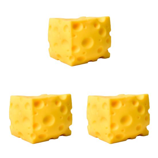 Gelber Käse Quetschspielzeug Weiches Langsam Aufgehendes Fidget Spielzeug zur Stressbewältigung Neuheit