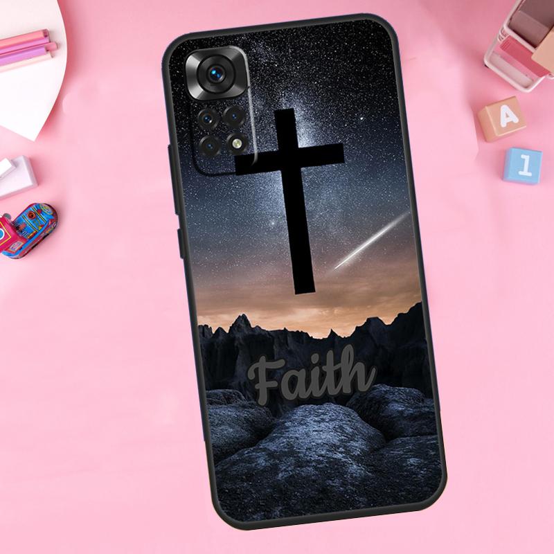 New Faith Christian Religious Jesus Funda For Xiaomi Redmi Note 12 Turbo 8 9 10 11 Pro 8T 9S 10S 11S 12S Redmi 10C 9C 12C Case