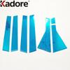 For Nissan X-trail Rogue T33 - 2024 Steel Car Window Center Pillar Cover Trim Middle B C Pillars Post Strip Accessories