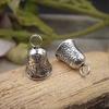 DIY Miniature Bells for Crafts Silver Alloy 12Pcs for Jewelry Making