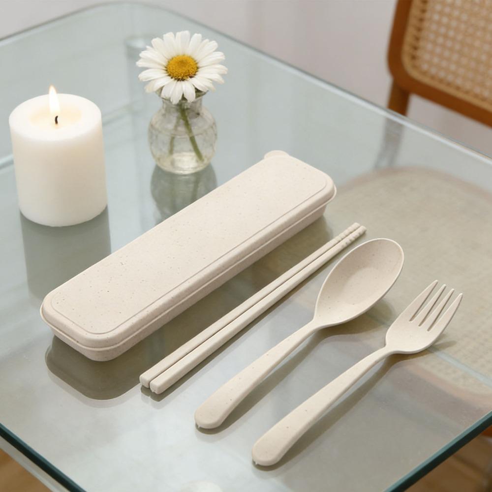 Smooth Surface Utensil Kit Lightweight Portable  Set Convenient Dinner Set  Picnic