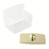 2/3 Pezzi Portacotton, Contenitori Organizzatori per Bagno per Make-up, Cotone Sferico/Bastoncini Cotone/Dischetti Cotone Rotondi/Filo Interdentale/Elastici per Capelli