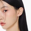NIMBUS SHINE CROSS STUD EARRINGS (S)